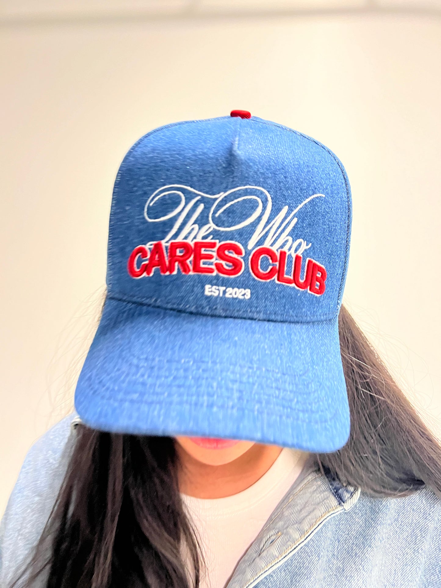 Denim Who Cares Hat