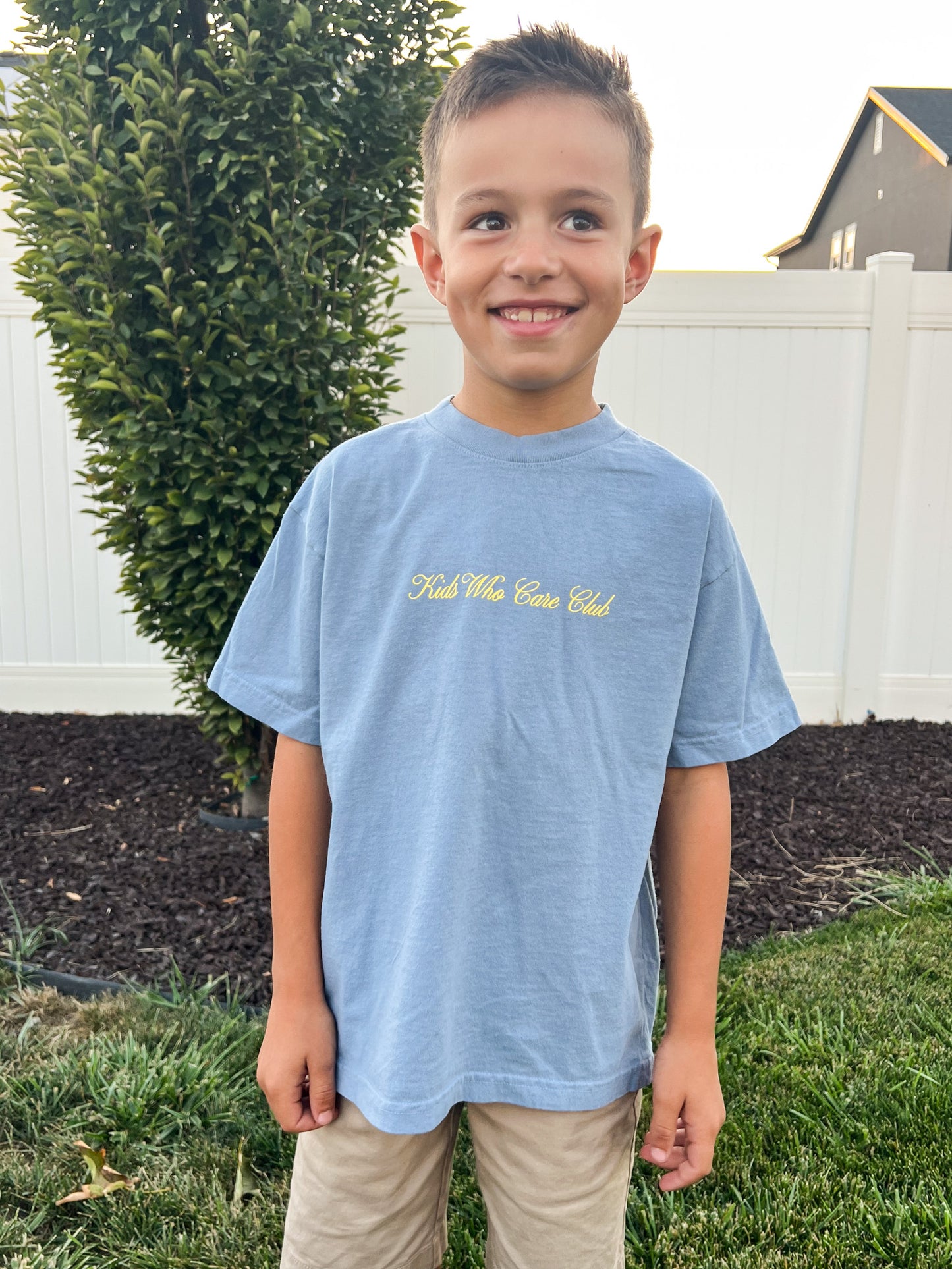 KIDS WHO CARE BE NICE SHIRT