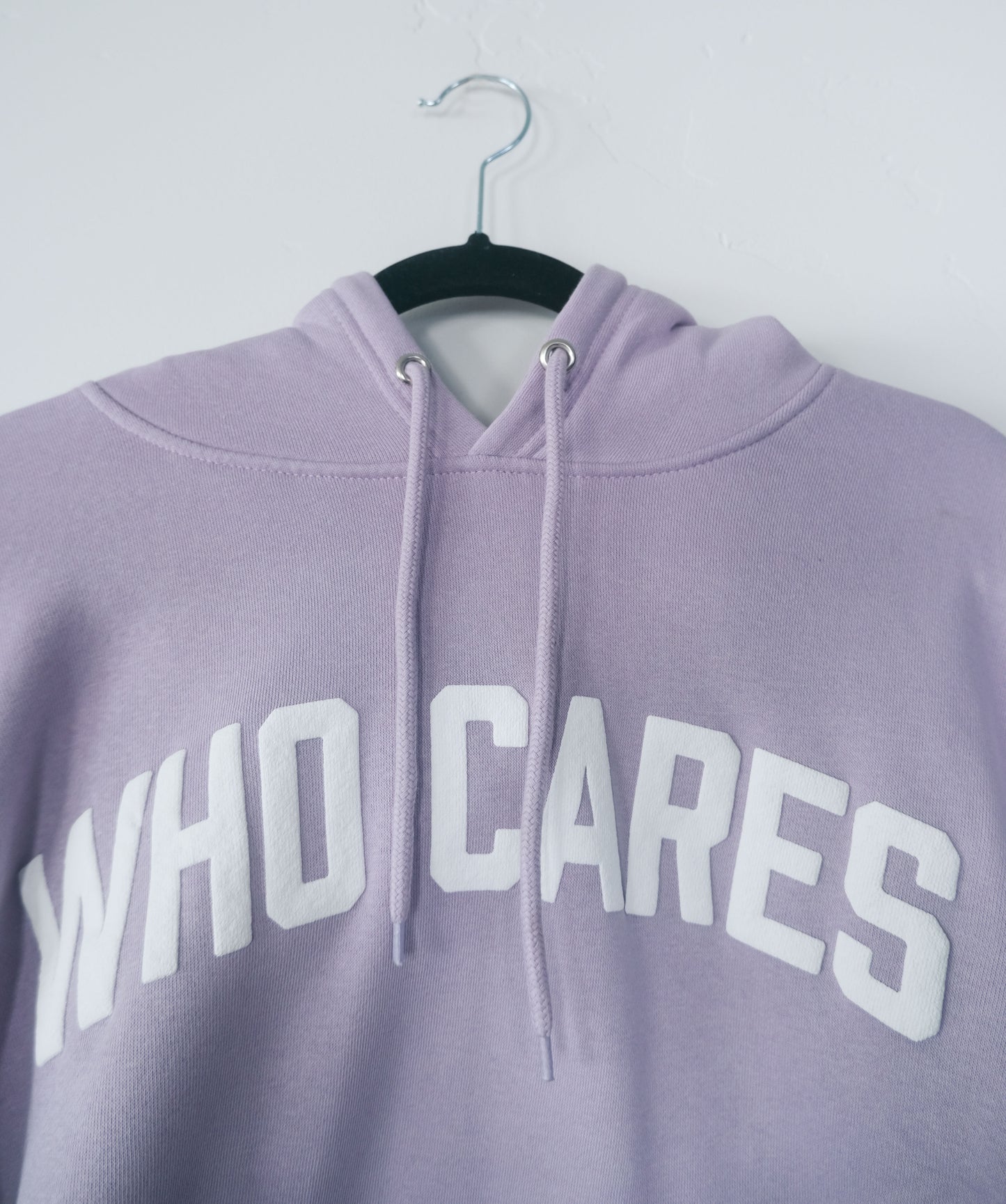 WHO CARES SMILEY SWEATSHIRT