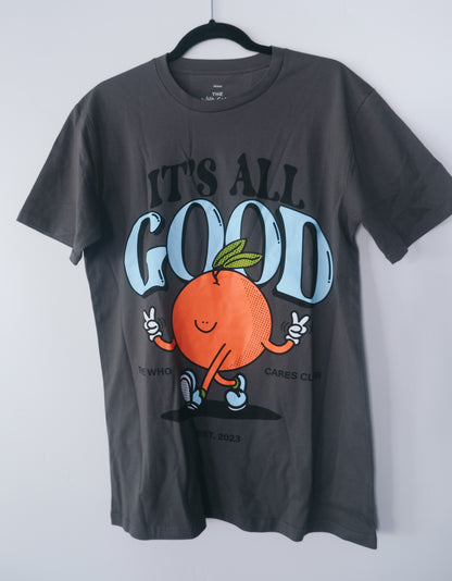 IT'S ALL GOOD Graphic Tee - GRAY